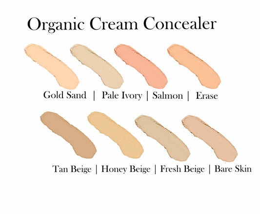 Organic Cream Concealer | 8 Shades