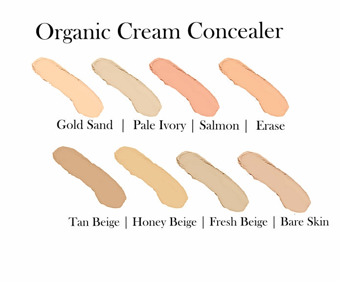 Organic Cream Concealer | 8 Shades