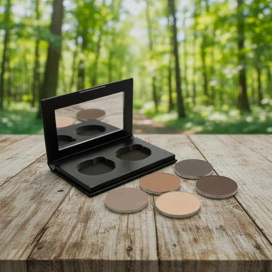 Organic Eye Brow Pressed Duo