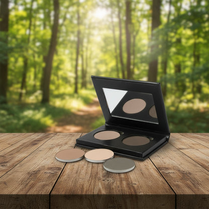 Organic Eye Brow Pressed Duo