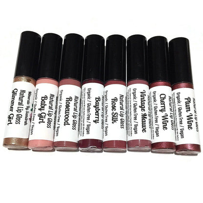 Organic Lip Gloss - Plum Wine