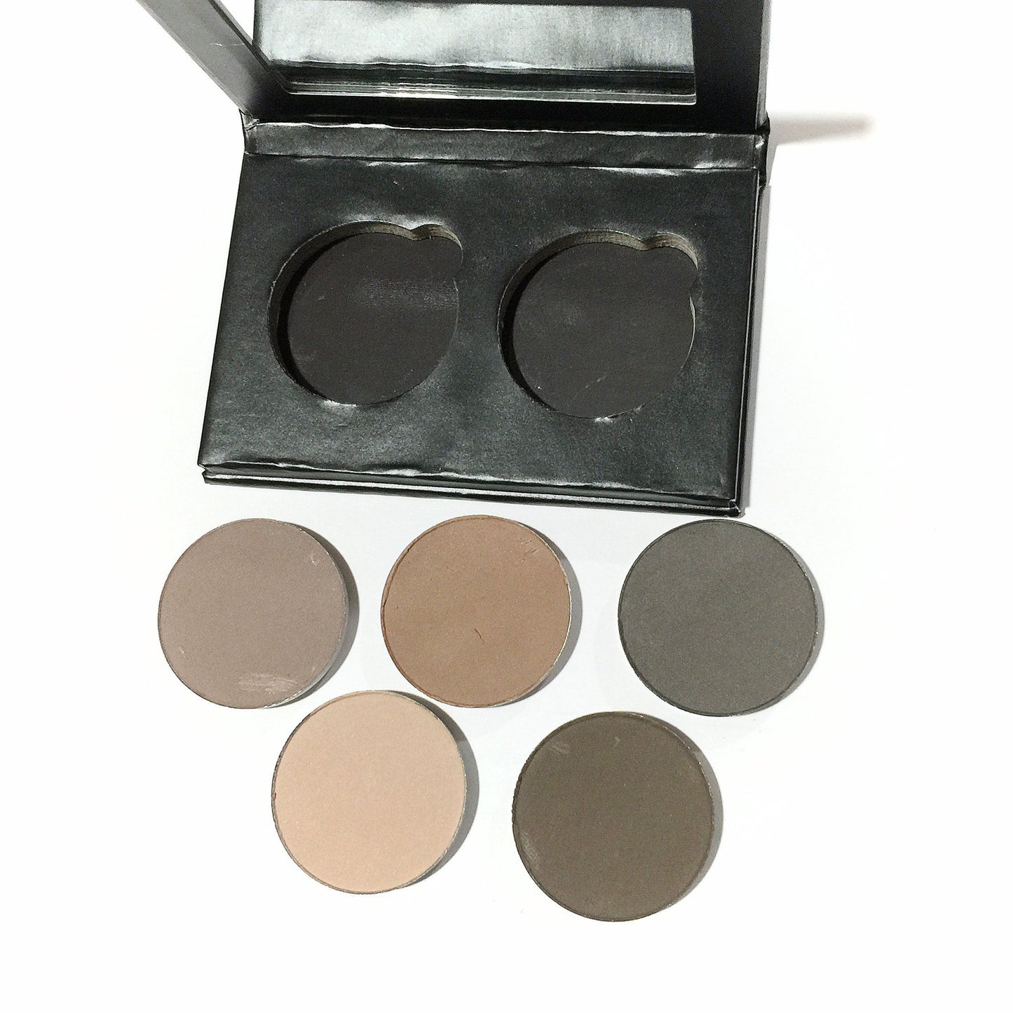 Organic Pressed Eye Brow Powder Duo - LittleStuff4u Minerals