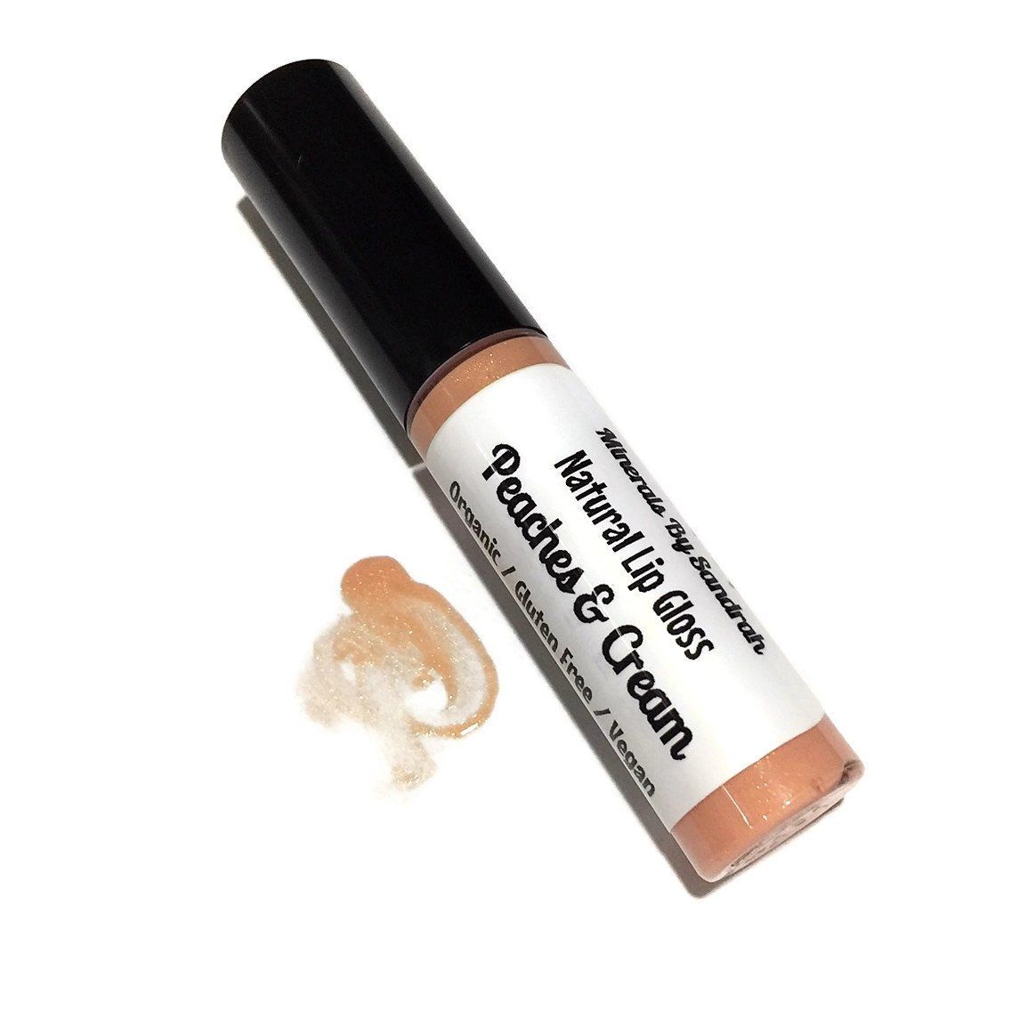 Organic Lip Gloss - Peaches & Cream